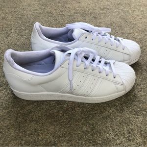 ADIDAS Superstar all white mens 10.5.